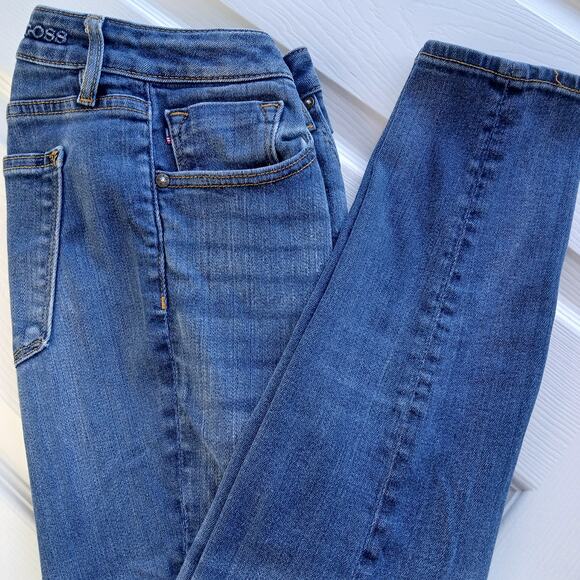 Vigoss Jagger Skinny Dark Wash 30 distressed  31"W 28"L ripped destruction - Picture 16 of 16